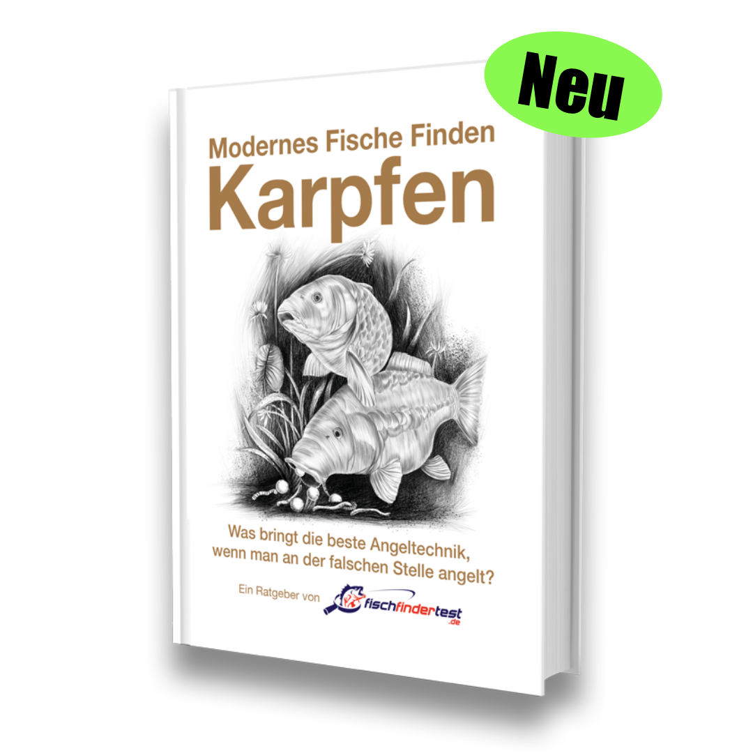 Cover of the German carp book Modernes Fische Finden – Der Karpfen